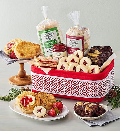 Festive Bakery Gift Basket